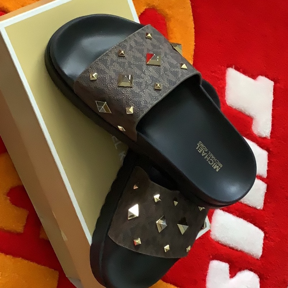 Michael Kors Tyra slides sandals